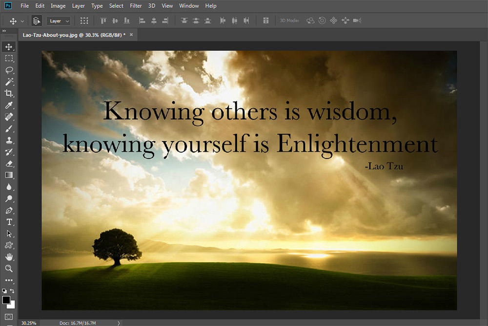 Photoshop Yazı Silme